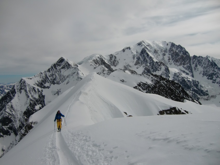 Sur fond de Mont Blanc
